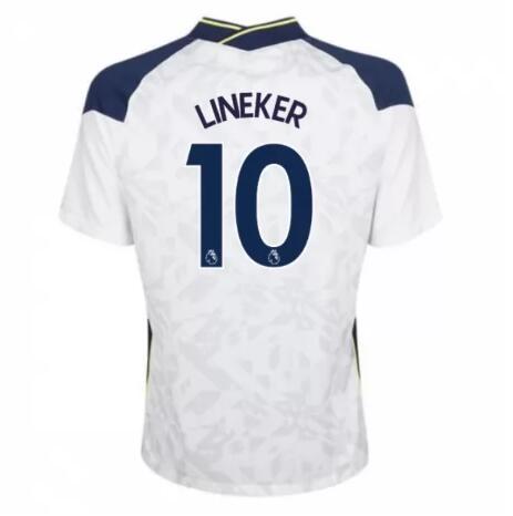 Tottenham Hotspur Home Kit Soccer Jersey LINEKER 10 2020/21